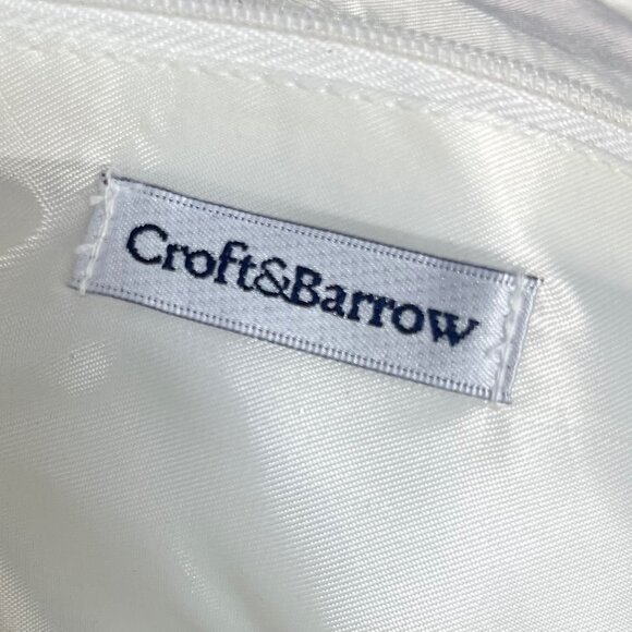 Croft & Barrow Purse Tote Bag Natural Woven Dual Handles Zipper Cream New - Picture 7 of 9